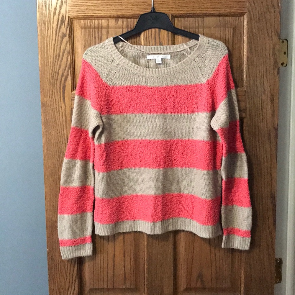 Lauren Conrad striped lightweight sweater
